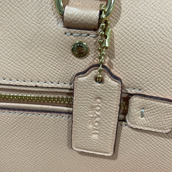 Coach Rowan Satchel Crossgrain Pink Leather with Leather Wallet LIKE NEW! - Picture 11 of 11